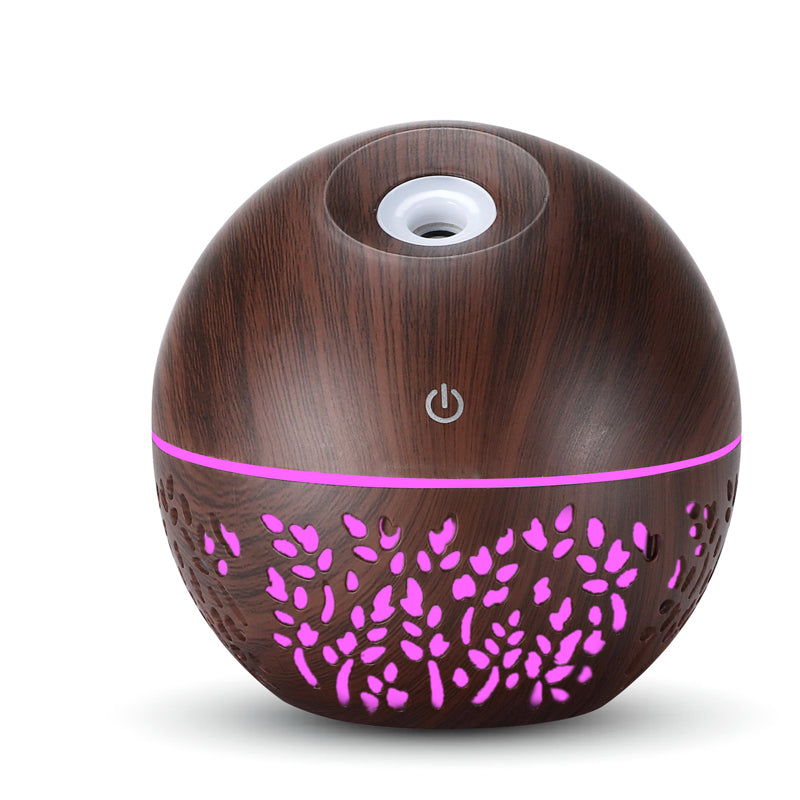 Household Mini Air Conditioner Wood Grain Aroma Diffuser